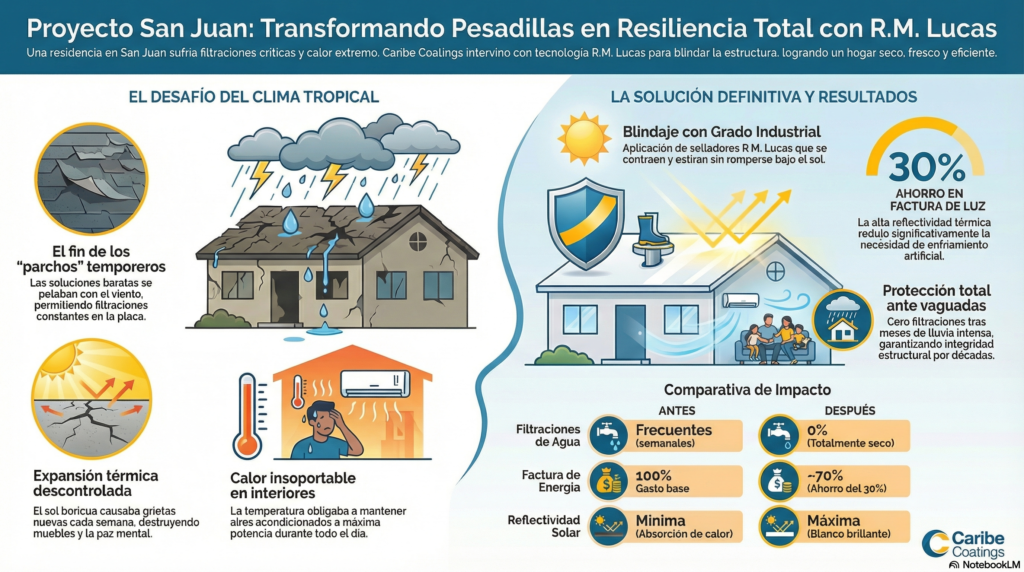 Proyecto en San Juan con R.M. Lucas - Caribe Coatings