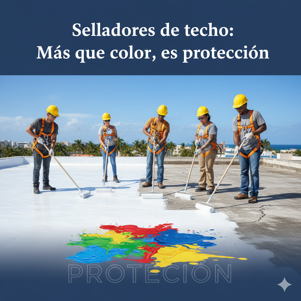 Selladores de techo: Más que color