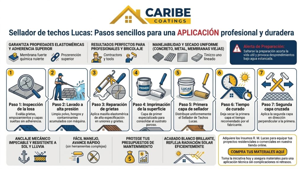 Sellador de techos Lucas - Caribe Coatings